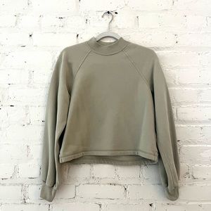 Abercrombie & Fitch Blouson Sleeve Sweatshirt Mockneck